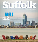 Suffolk University Magazine Winter 2015 Cover