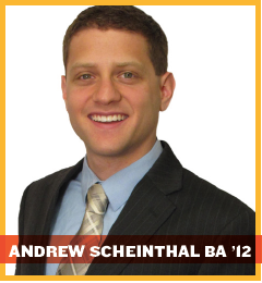 ANDREW SCHEINTHAL BA ’12